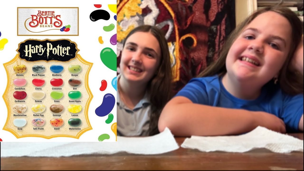 Tasting Harry Potter’s Bertie bott’s every flavored beans! (Vomit😱)