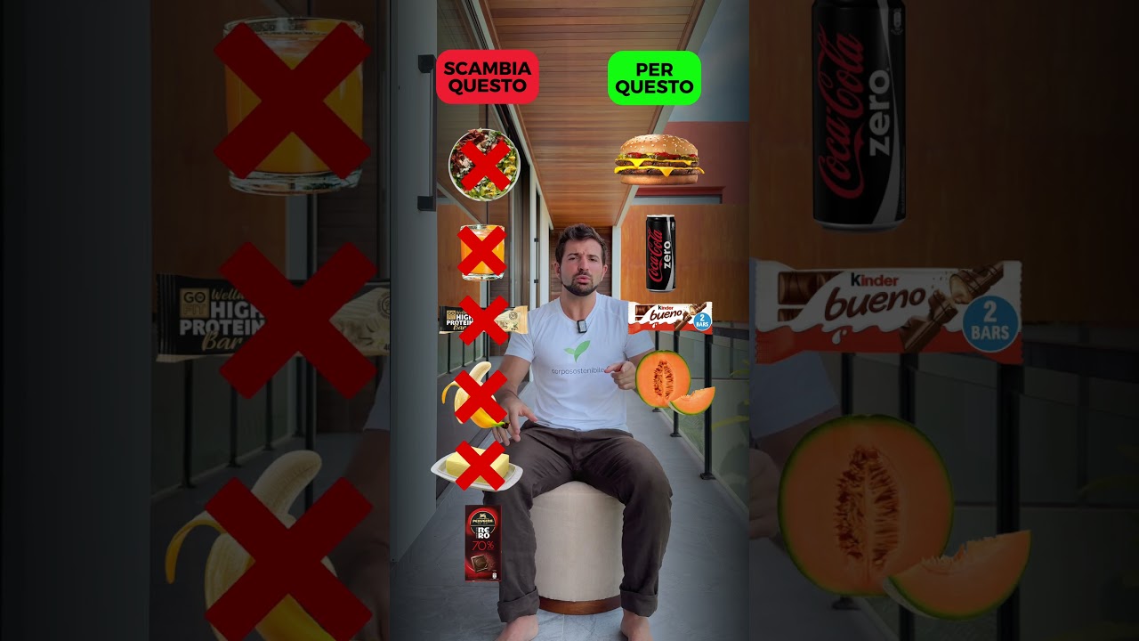 ECCO COME DIMAGRIRE MANGIANDO GLI ALIMENTI CHE TI PIACCIONO!✌️