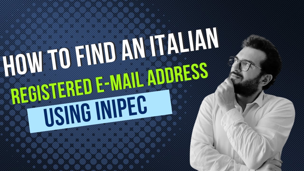 How to Find an Italian PEC Address on INIPEC?