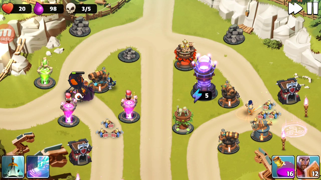 Castle Creeps TD - Chapter 9 Level 33-Final Lessons 3 Stars
