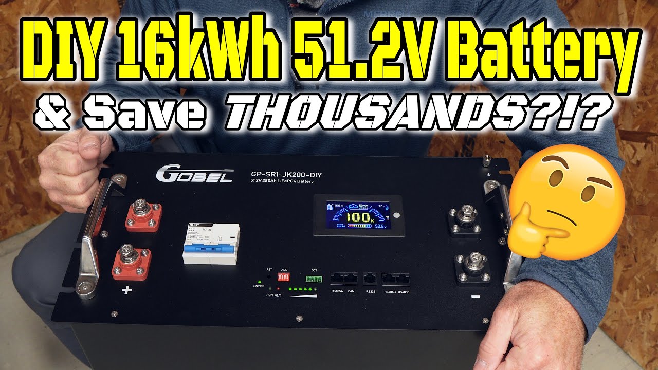 Комплект аккумуляторов Gobel Power емкостью 16 кВт·ч для самостоятельной сборки: СКОЛЬКО ДЕЙСТВИТ...