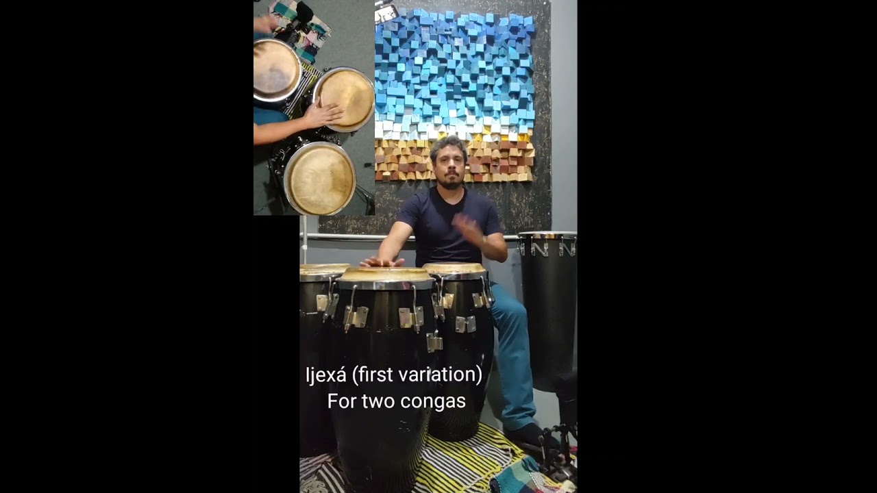Ijex&aacute; (first variation) for two congas