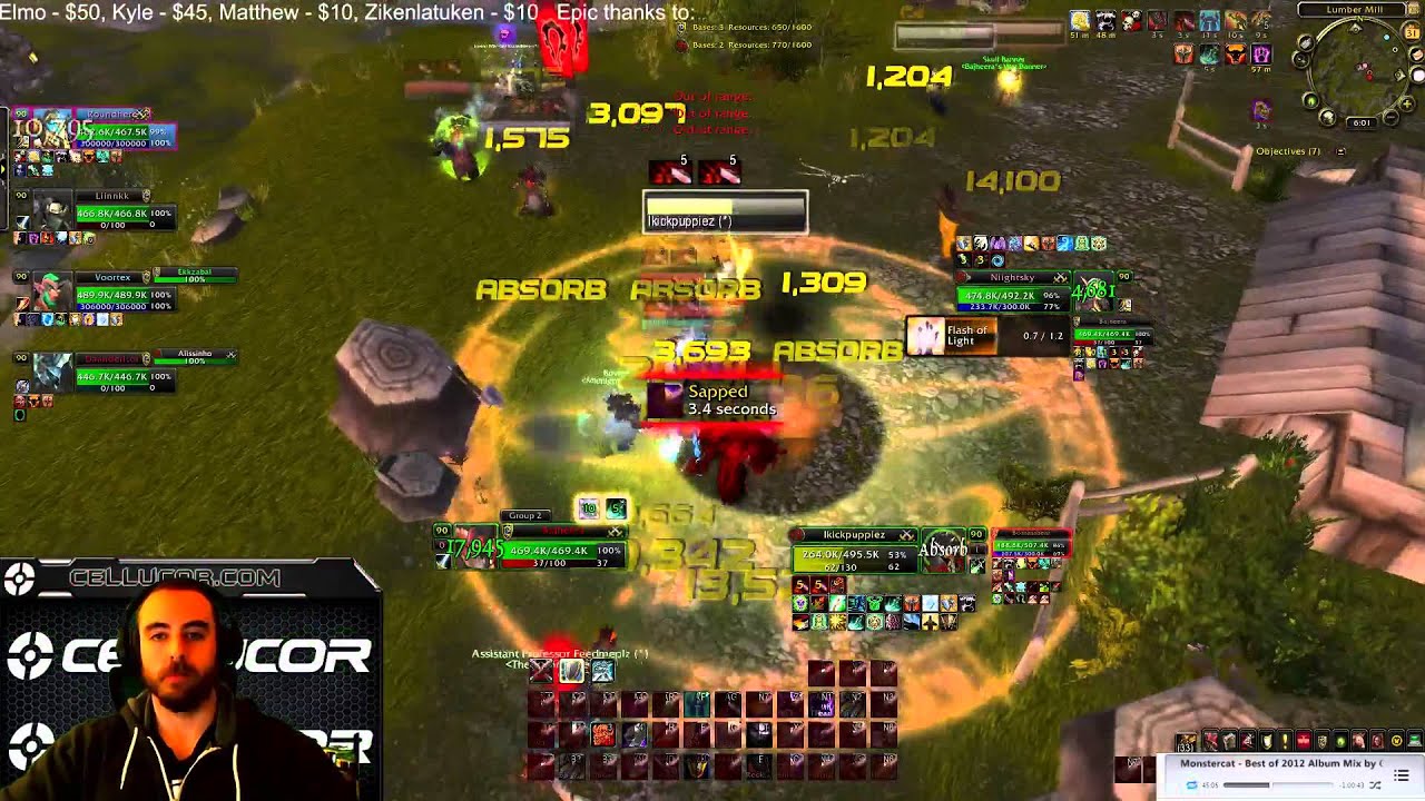 Bajheera - EPIC 45-0 BLOODBATH in Arathi Basin! :D - 5.4 Arms Warrior PvP