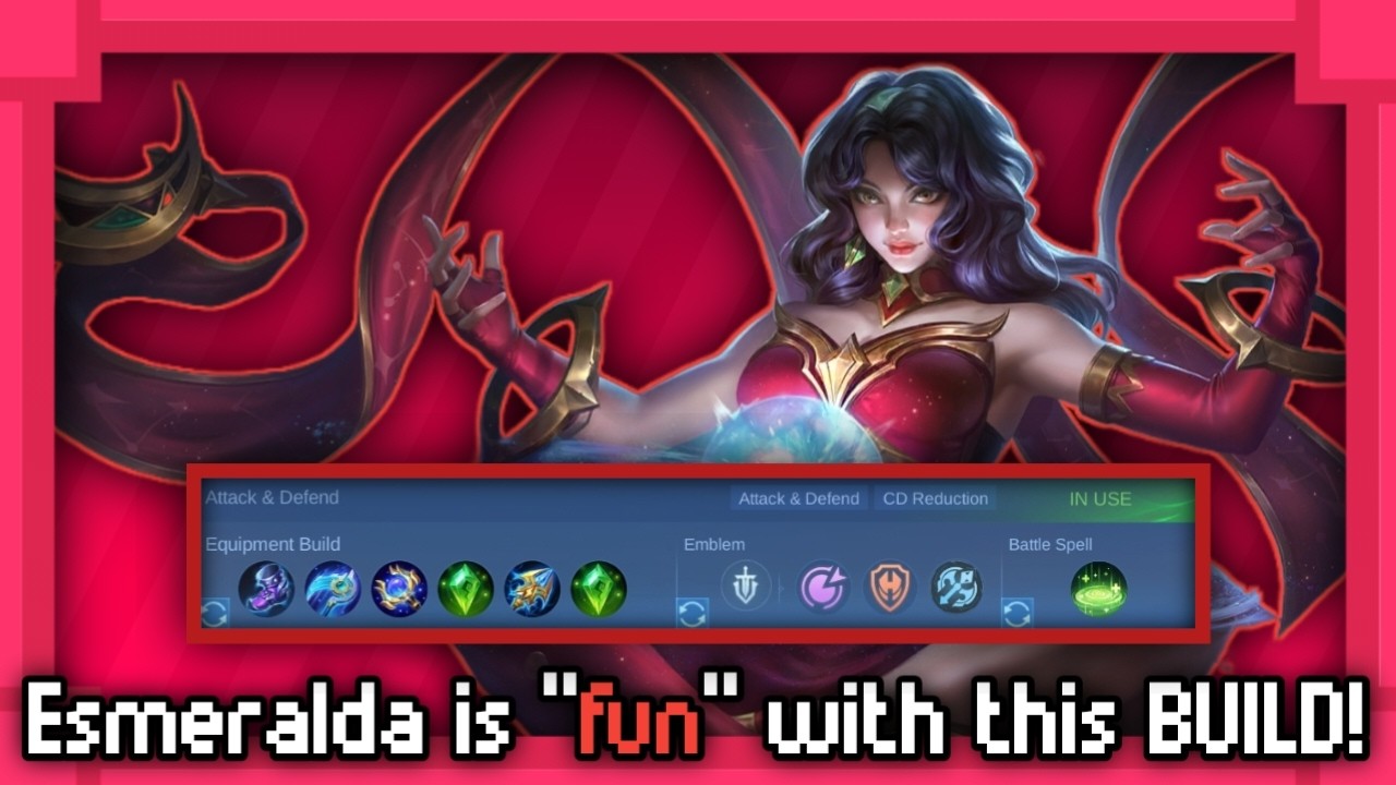 No one uses this Esmeralda build.. So I did! 😍✌🏻