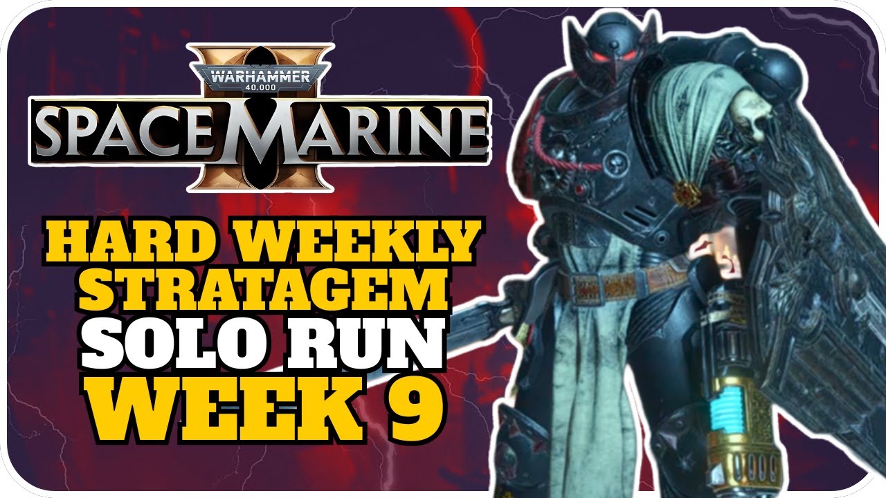Можно ли пройти сложную еженедельную стратагему 9-й недели игры Space Marine 2 без товарищей по к...