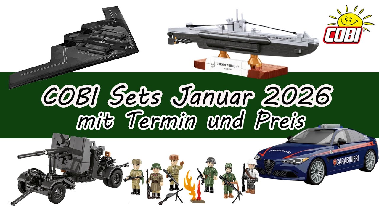 COBI Neuheiten Januar 2026 • Mit NEUEN Sets!