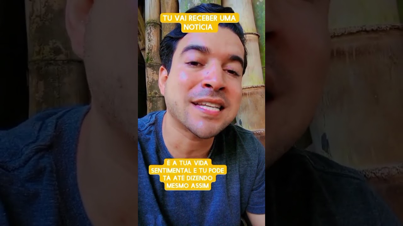 Tu vai receber uma notícia 