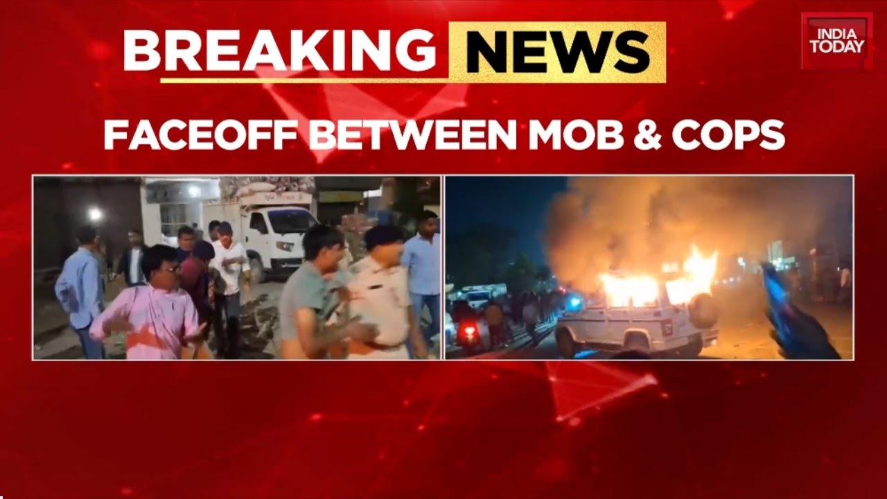 Bihar On The Boil: Mob Torches Police Jeep In Gopalganj After Accident Rumours Spark Outrage
