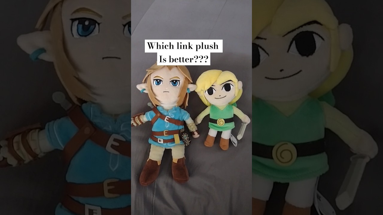 Which link plush is better? #shorts #zelda #plush #nintendo