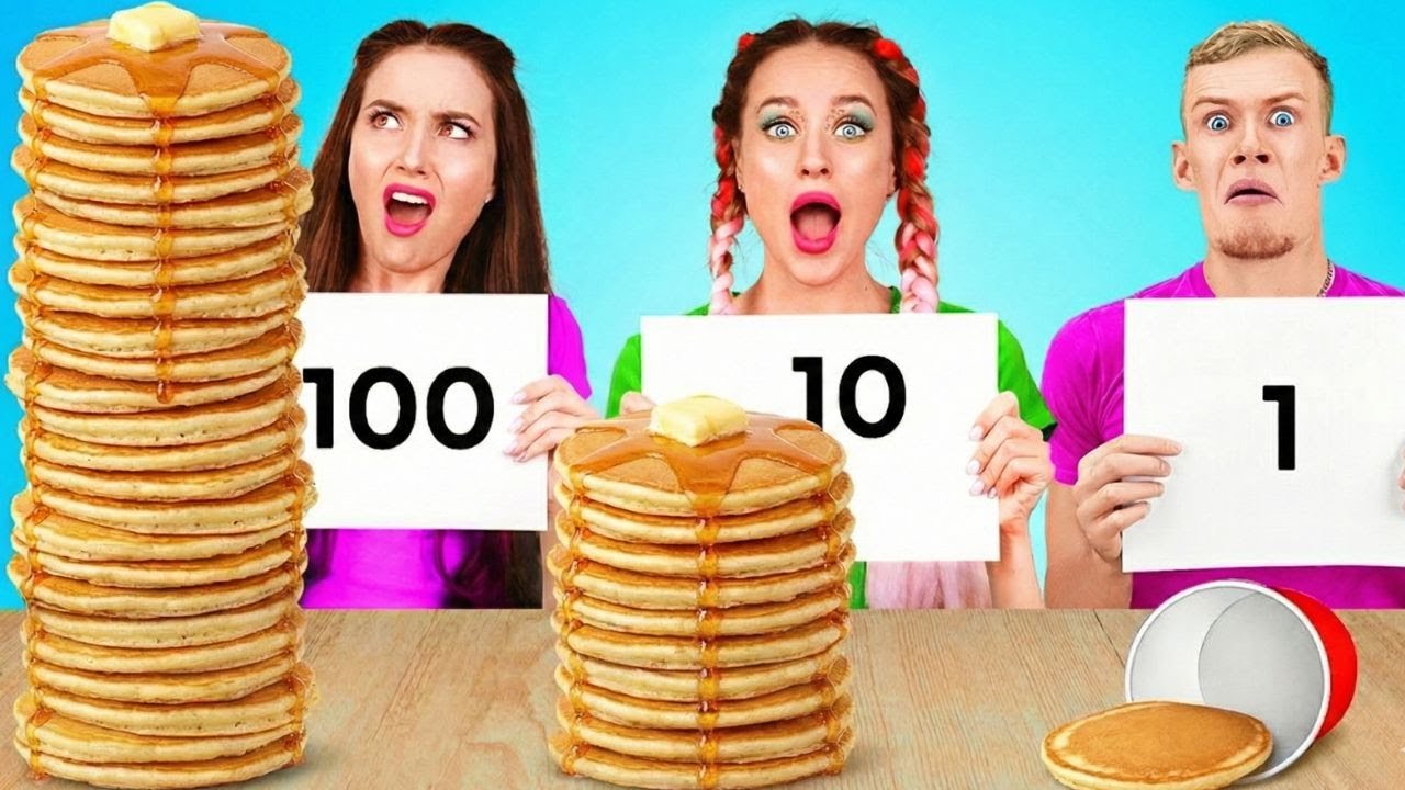 TANTANGAN 100 LAYER MAKANAN 🤯🍔 Makan 100 Layer dalam 24 Jam!
