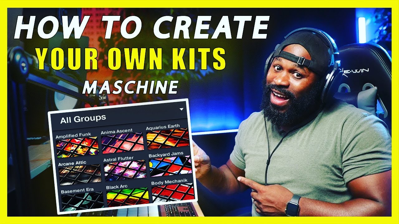 How to Create Your OWN Kits & Libraries in Maschine??