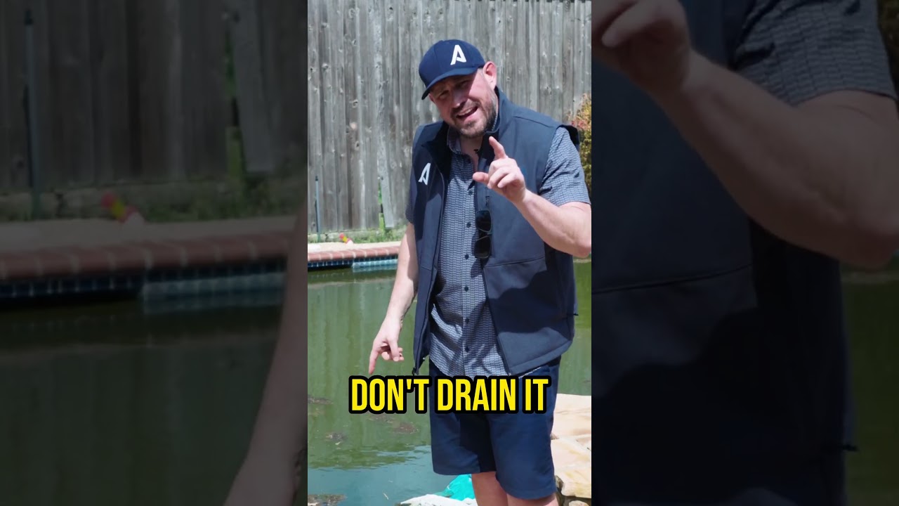 Don't Drain Your Pool Unless You Have A Plan!