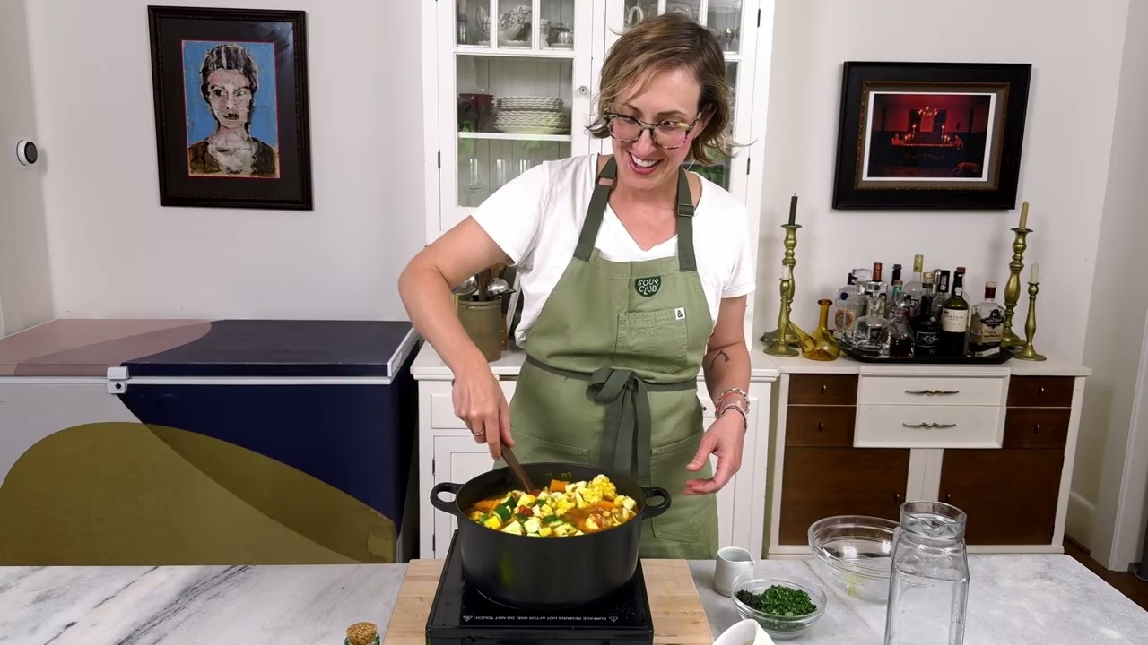 A chunky vegetable stew with ALL THE FLAVOR