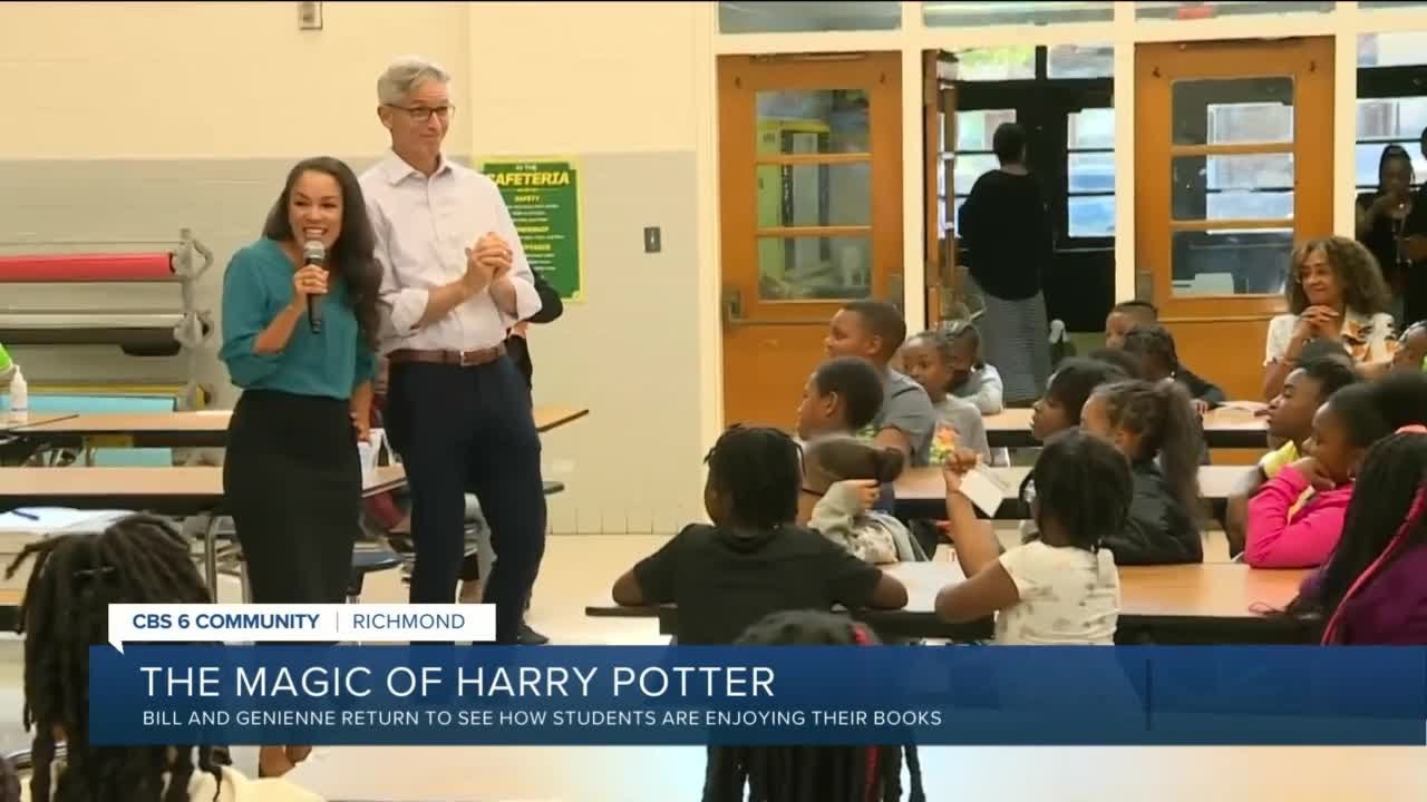 Harry Potter spreads magic at  Fairfield Court Elementary