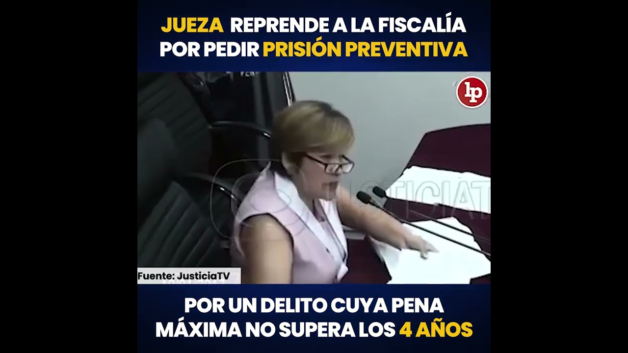 Jueza reprende a fiscalía por pedir prisión preventiva indebidamente