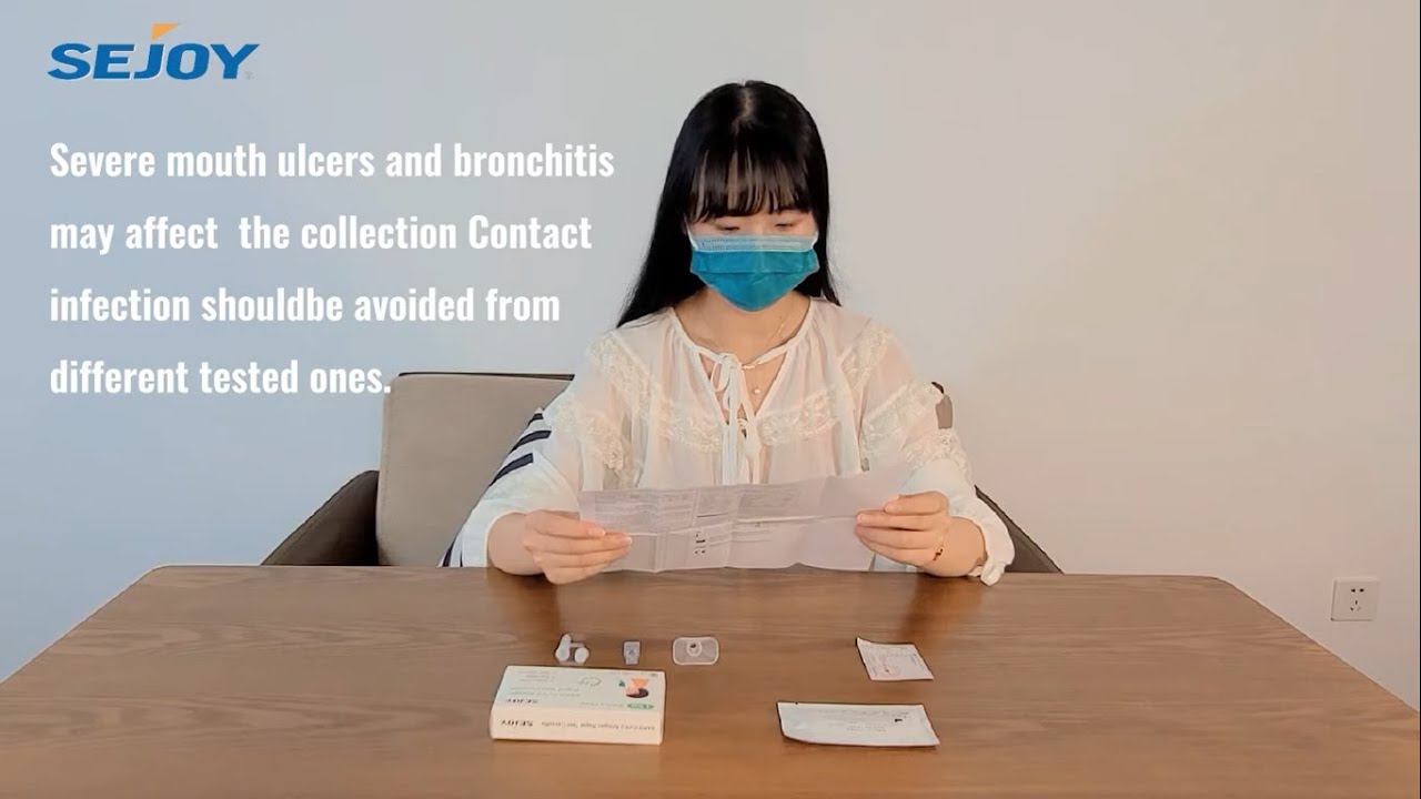Tutorial Video of Sejoy Antigen Rapid Test Kit