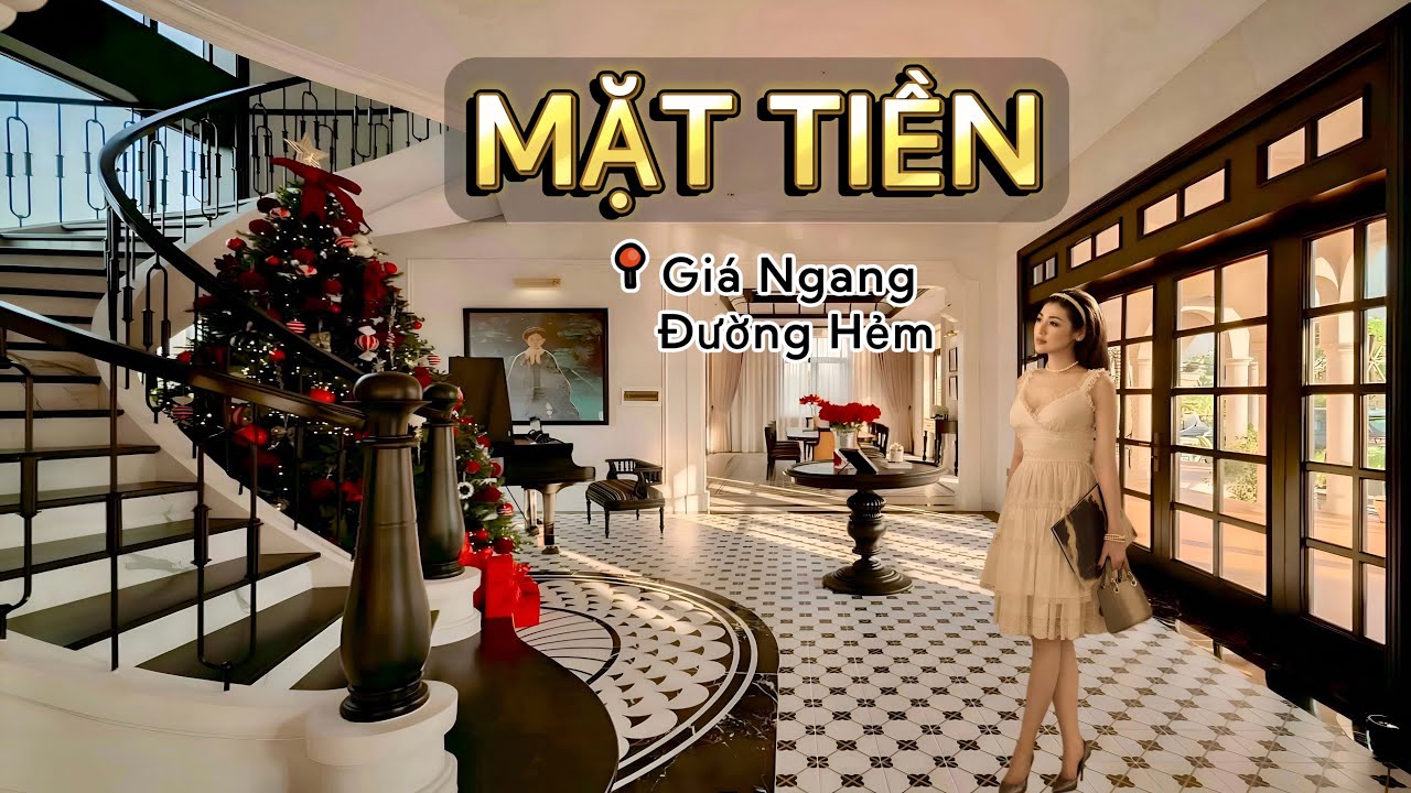 Tìm Nhà MẶT TIỀN Giá Ngang Đường Hẻm Ngay QUANG TRUNG | Kiến Trúc Indochine Sang Trọng Có Thang Máy