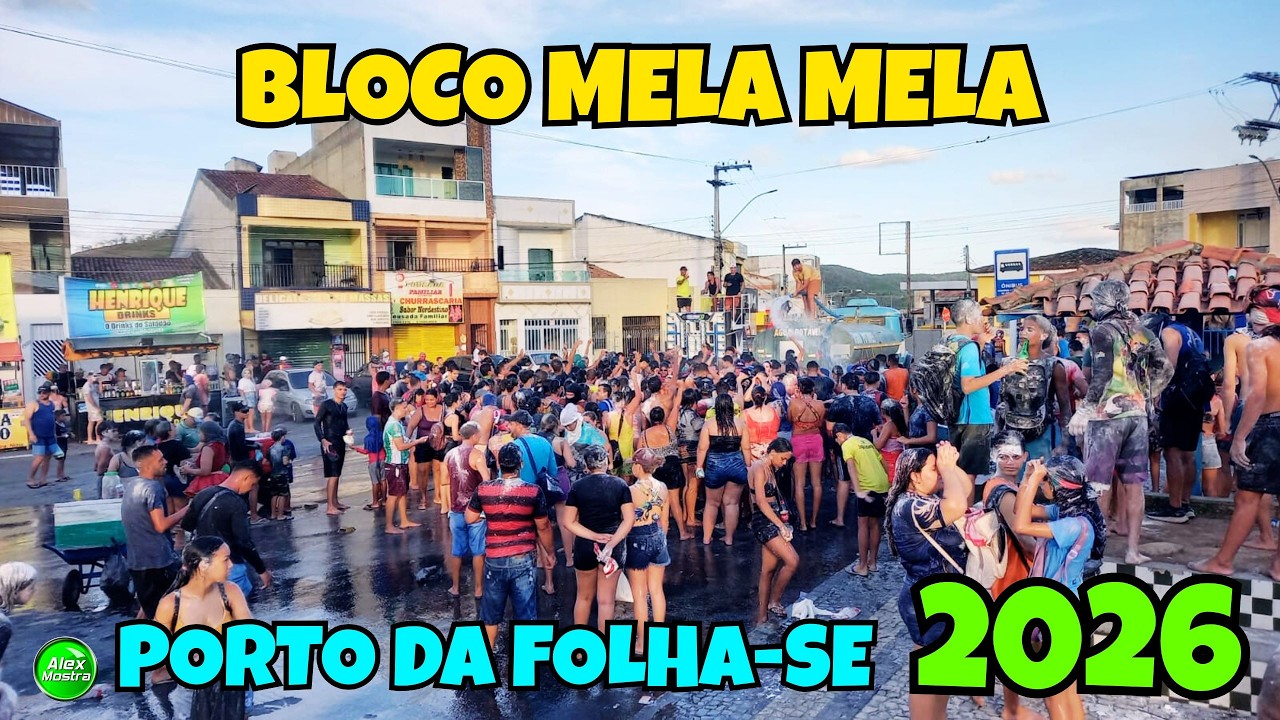 Bloco Mela Mela - Carnaval 2026 em Porto da Folha-SE