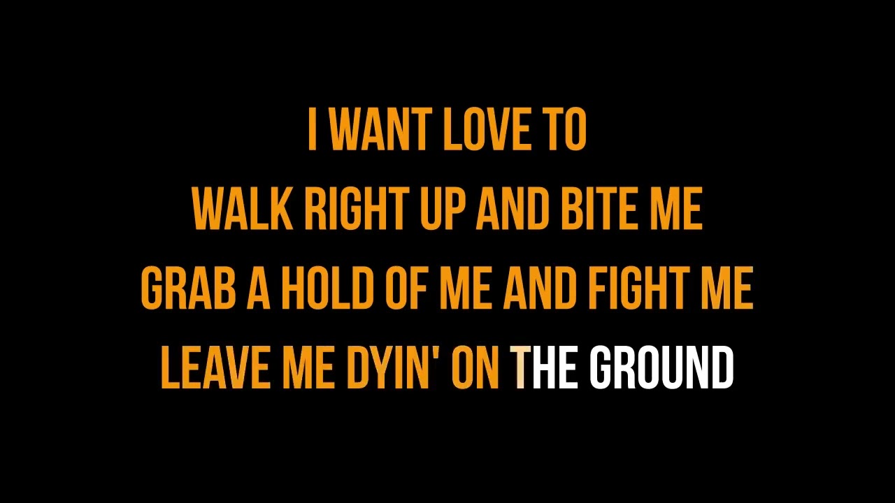 Jack White - Love Interruption - Karaoke