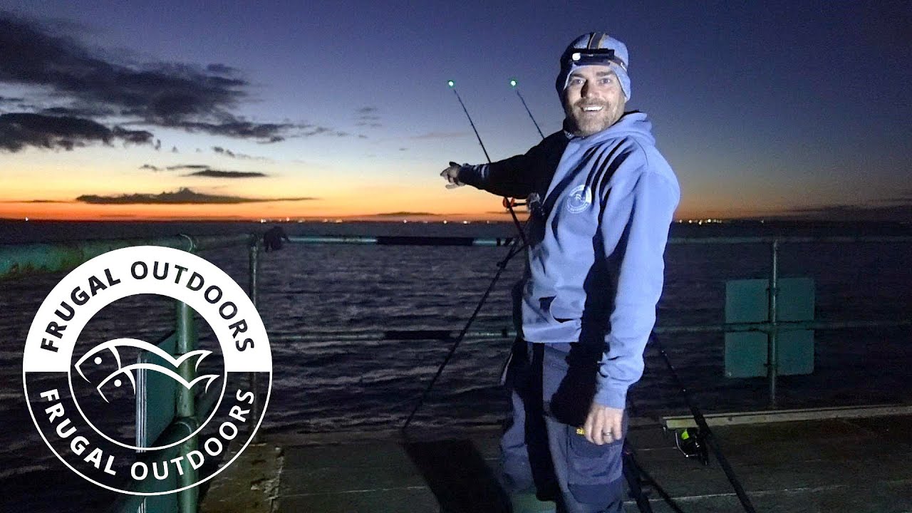 Now that's how to catch a big bass...Catching Dinner Sea Fishing uk Isle of Wight