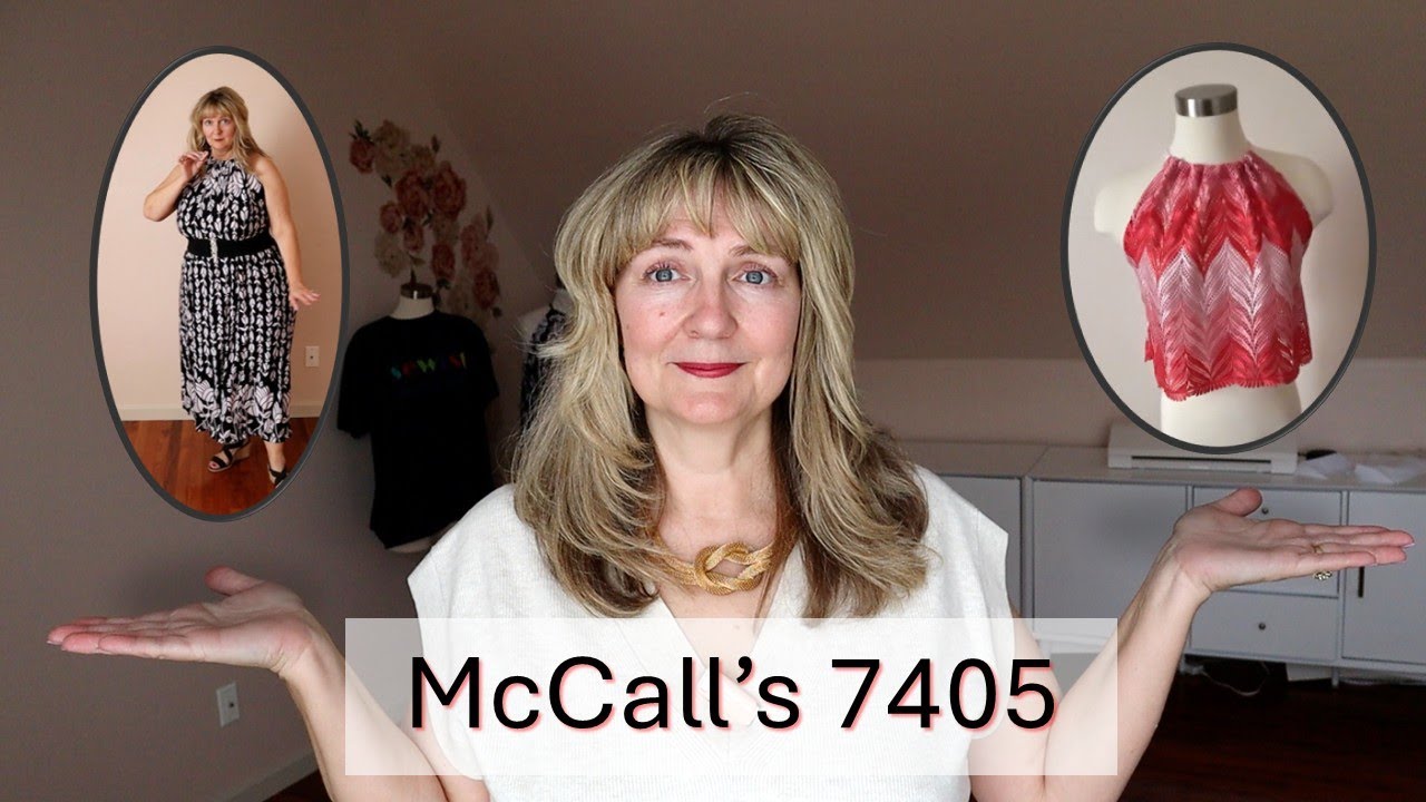 McCall's 7405  - Two Projects, One Pattern- Easy Dress and Top
