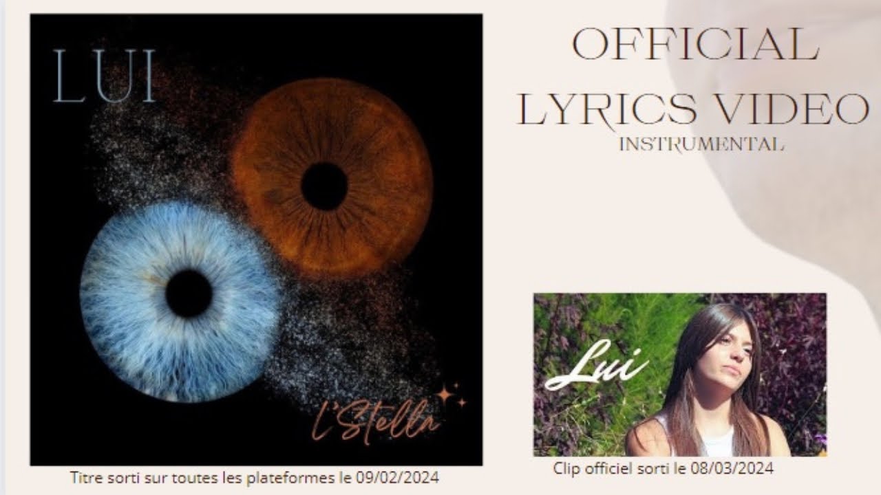 L&rsquo;Stella ✨ - Lui (Official Lyric Video)