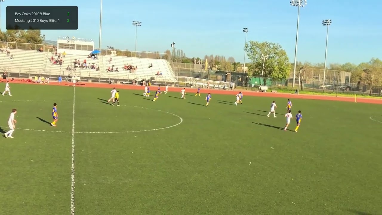 Bay Oaks 2010B Blue vs. Mustang 2010 Boys  Elite. 1 - Highlight Video