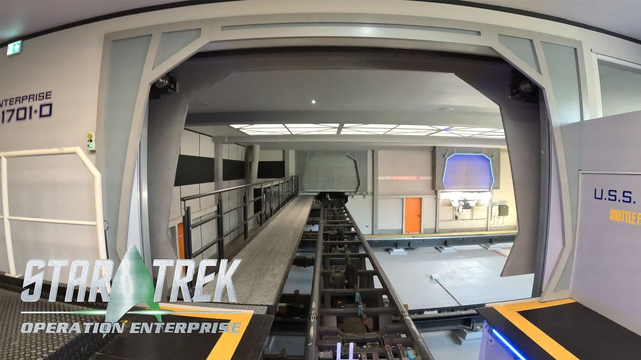 Star Trek Operation Enterprise 4K Front Seat POV - Movie Park