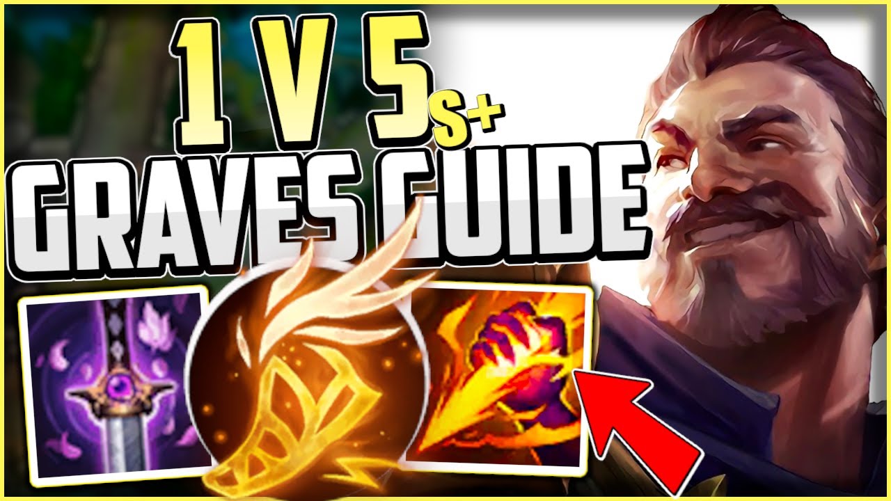 Graves 1v5 Jungle Guide Season 12 | How to Play Graves Jungle + Best Build/Runes League of Legends