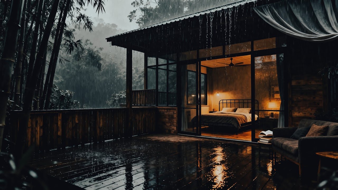 Heavy Rain Sounds for Sleep | You Will Fall Asleep Fast | Focus Learn | And Relax 