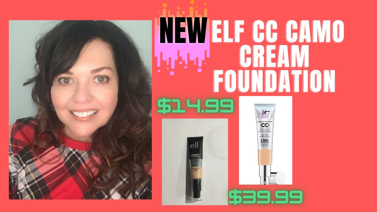 NEW ELF CC CAMO CREAM FOUNDATION REVIEW 4 HR TEST!!!