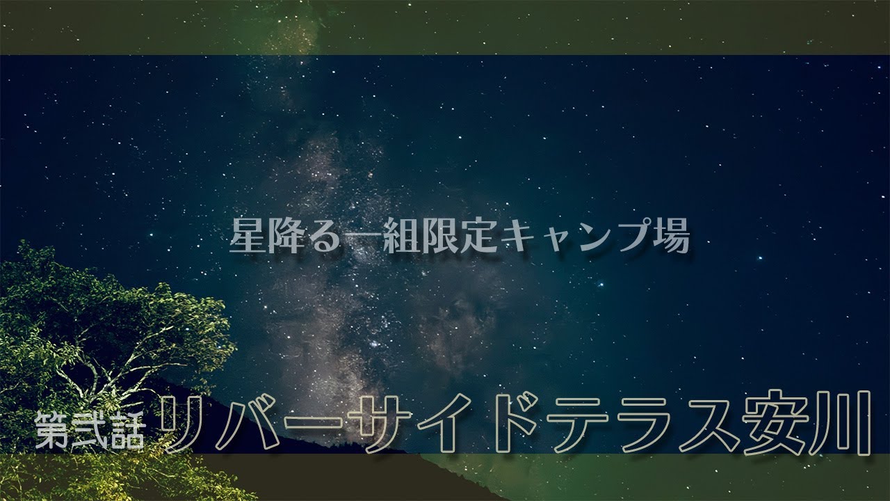 【リバーサイドテラス安川】第弐話 貸切キャンプ場で零れる星をみましたやで！【関西 和歌山 犬 夏 キャンプ 川遊び】【チワワ ちわプー】