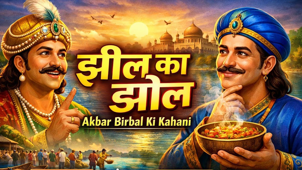 झील का झोल | Akbar Birbal Ki Kahani | दिमाग घुमा देने वाली कहानी | Akbar Birbal Story Hindi #viral