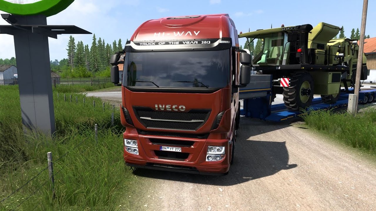 ETS2 | Delivering Cotton Harvester Safely to Hamburg | Euro Truck Simulator 2 Truck Driving #ets2