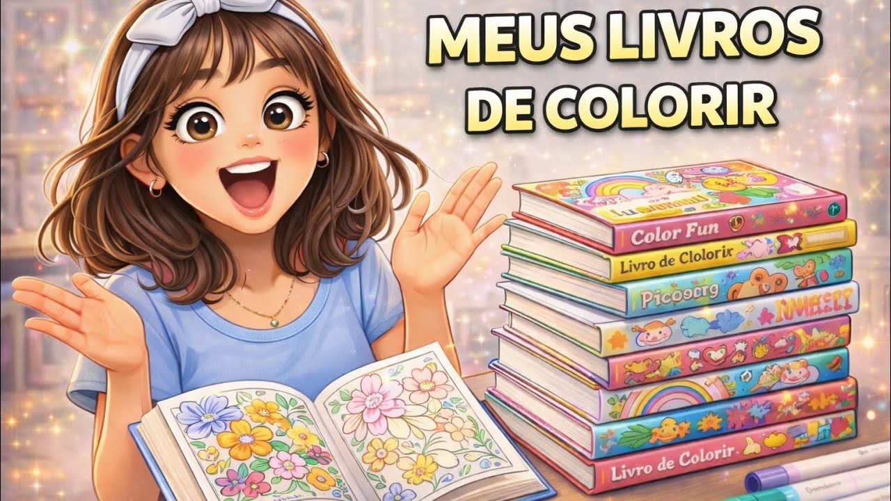 Meus Livros de Colorir do Momento 🎨 | Atualização dos Livros que Estou Usando.
