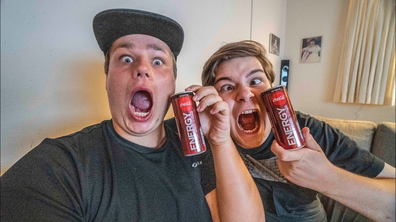 VI TESTER DEN NYE COCA COLA ENERGIDRIK!!!!