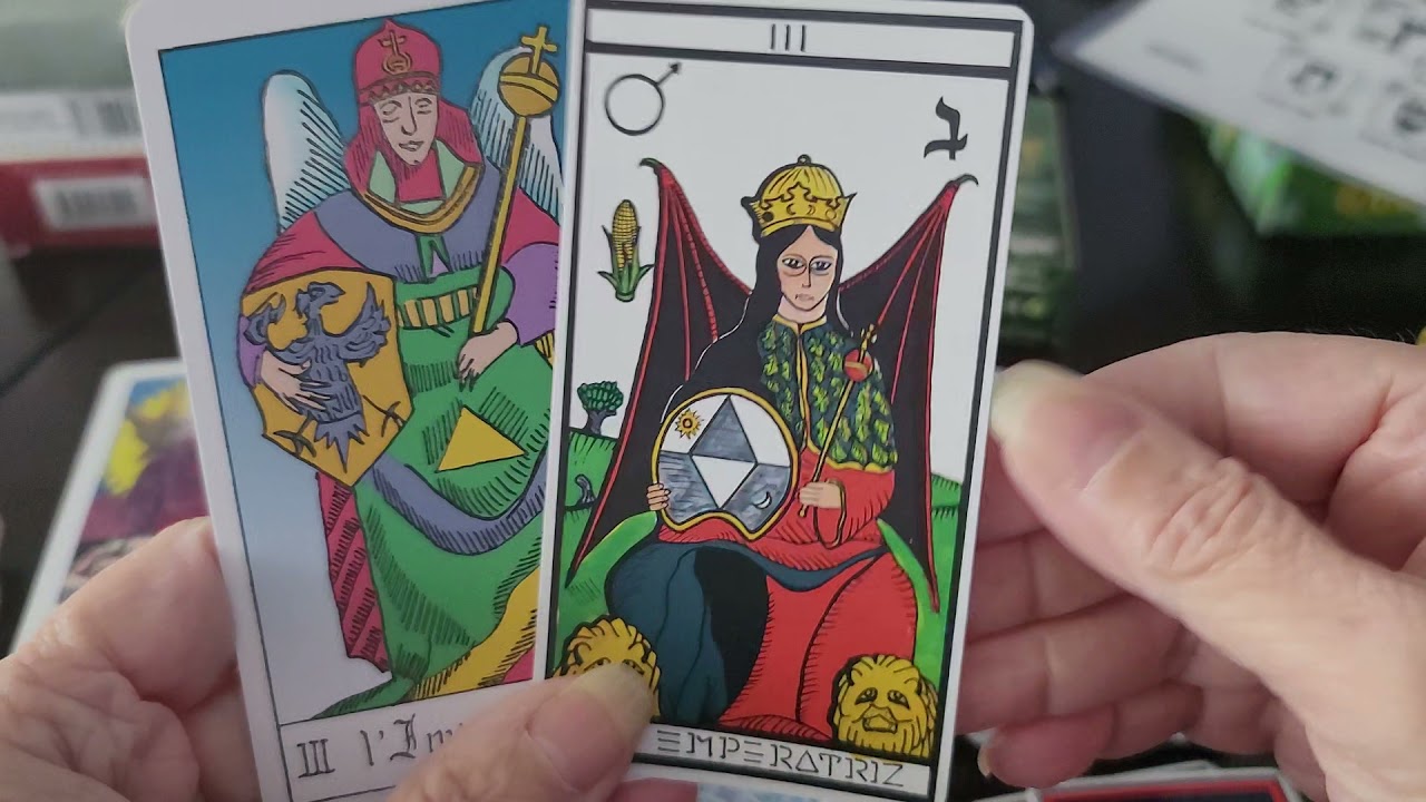 The Eudes Picard and El Gran Tarot Esoterico tarot decks.