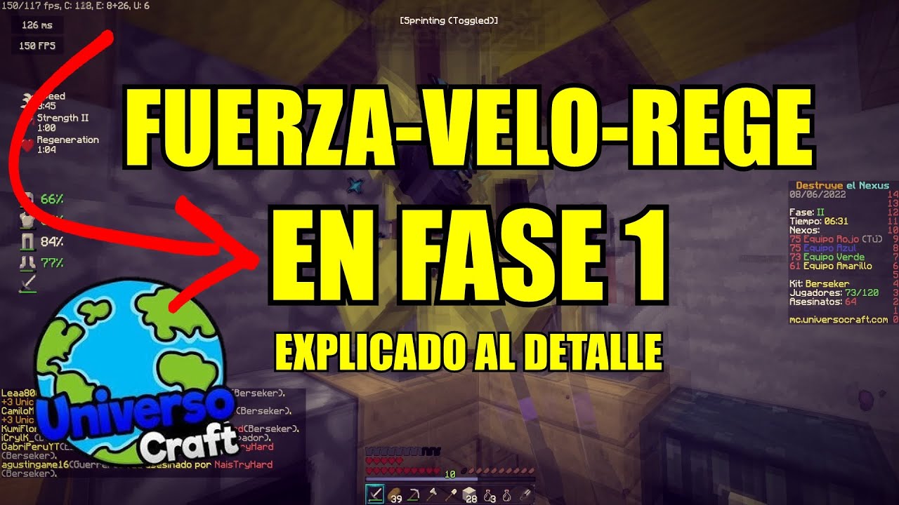 ¿COMO ME CHETO💪 ANTES DE FASE 2😱?🔥 NUEVA ESTRATEGIA🤯 | UNIVERSOCRAFT🌎 | Destruye el Nexus⚔️