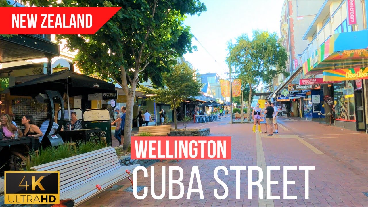 Cuba Street - Wellington, New Zealand | 4K Walking Tour
