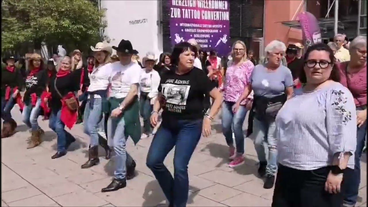 Internationaler Linedance Flashmob 2025 - Hot Heel Dancer Mindelheim - Do it all Again
