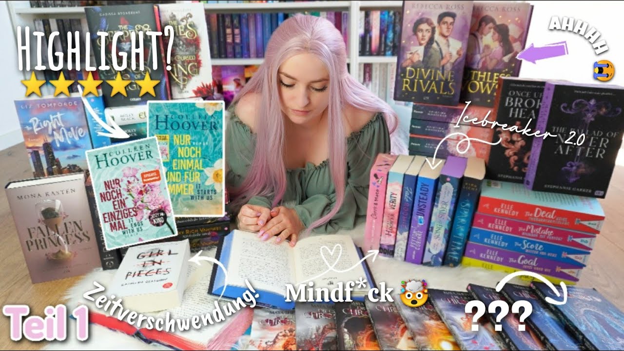Meine Zuschauer entscheiden 1 Monat lang was ich lese | 26 Bücher Lesemonat August 2024 +  Verlosung