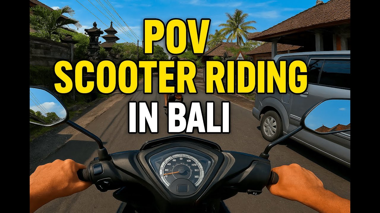 POV Scooter Ride in Bali Hidden Roads 🇮🇩🌴 | Ride & Explore!