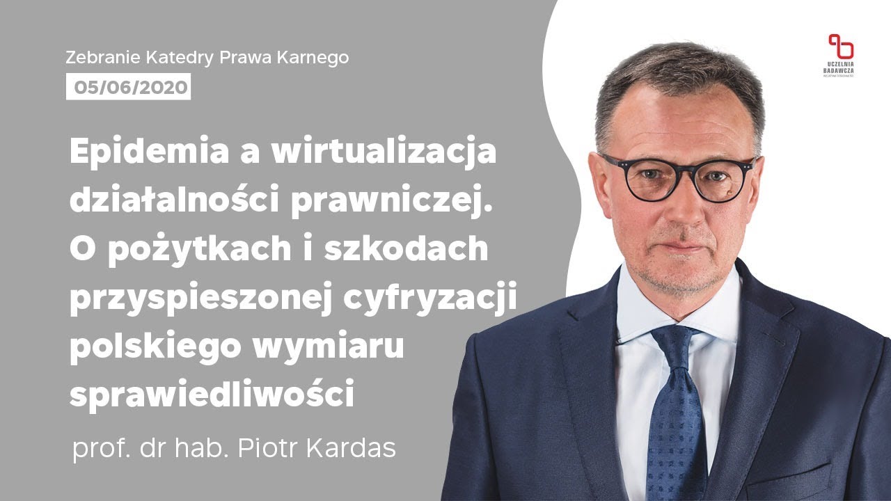 Zebranie naukowe Katedra Prawa Karnego UJ - 
