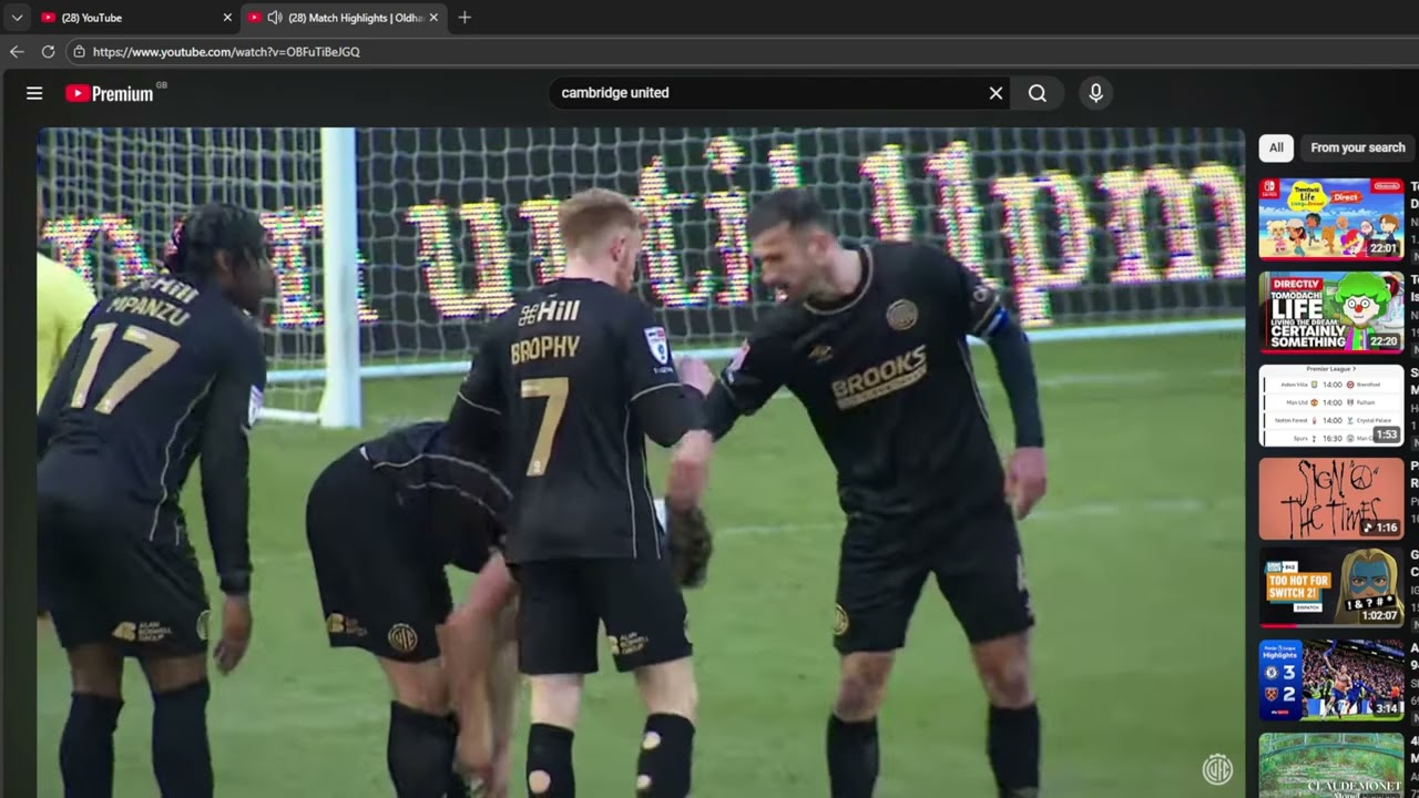 Cambridge United Vs Oldham  Highlights