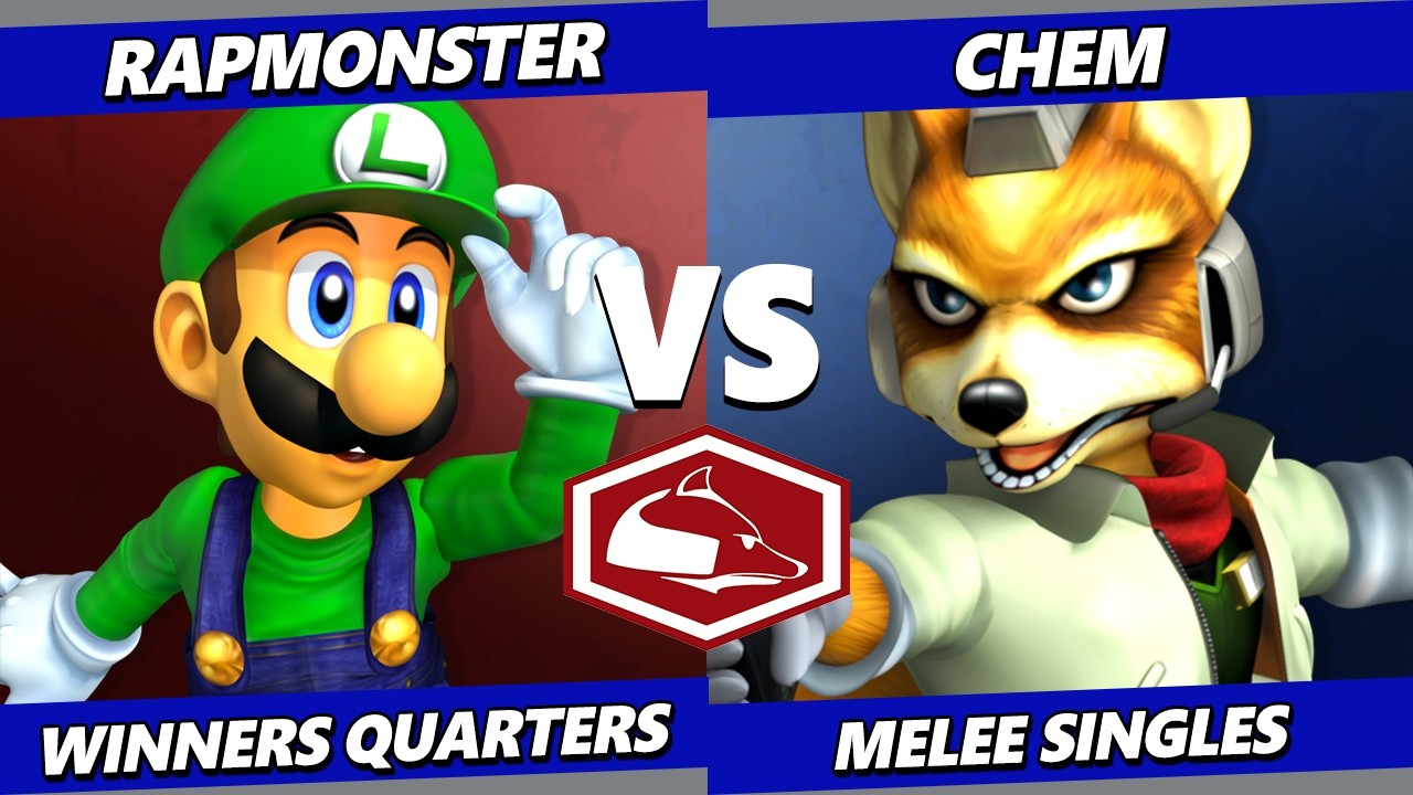 Smash Valley 2026 - Chem (Fox) Vs. RapMonster (Luigi) Smash Melee - SSBM