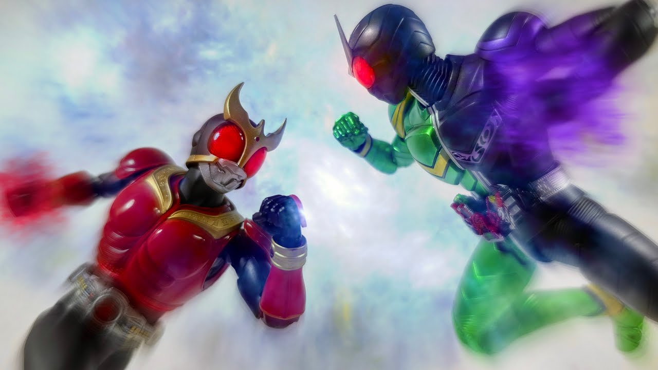 仮面ライダークウガ VS 仮面ライダーW  ~ stop motion battle ~