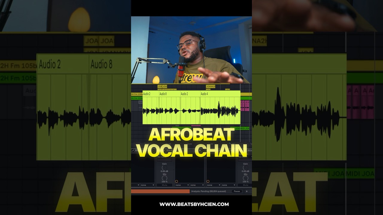 Afrobeats Vocal Chain #musicproduction #vocalmixing