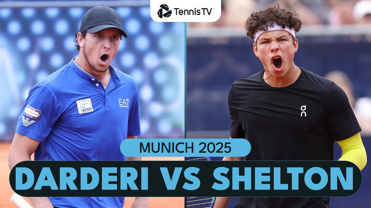 Luciano Darderi vs Ben Shelton For A Spot In The Semi-Finals! | Munich 2025 Highlights