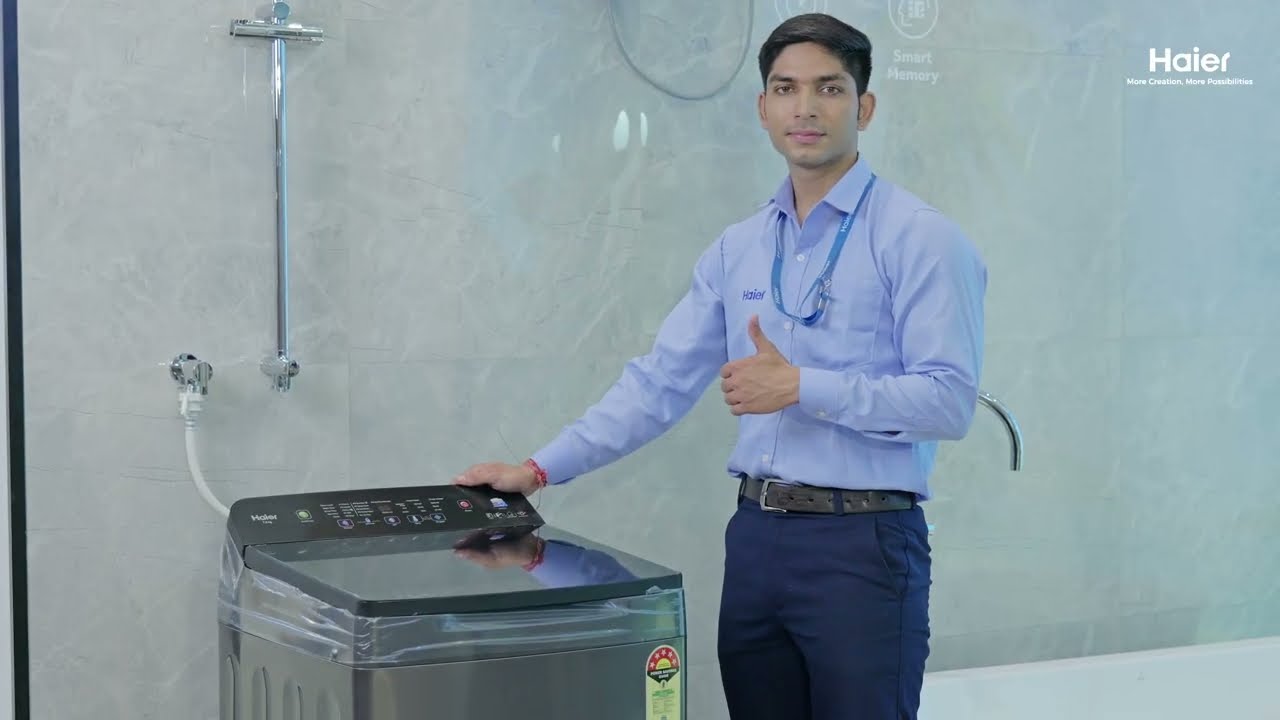Top Load Washing Machine Installation || Haier India