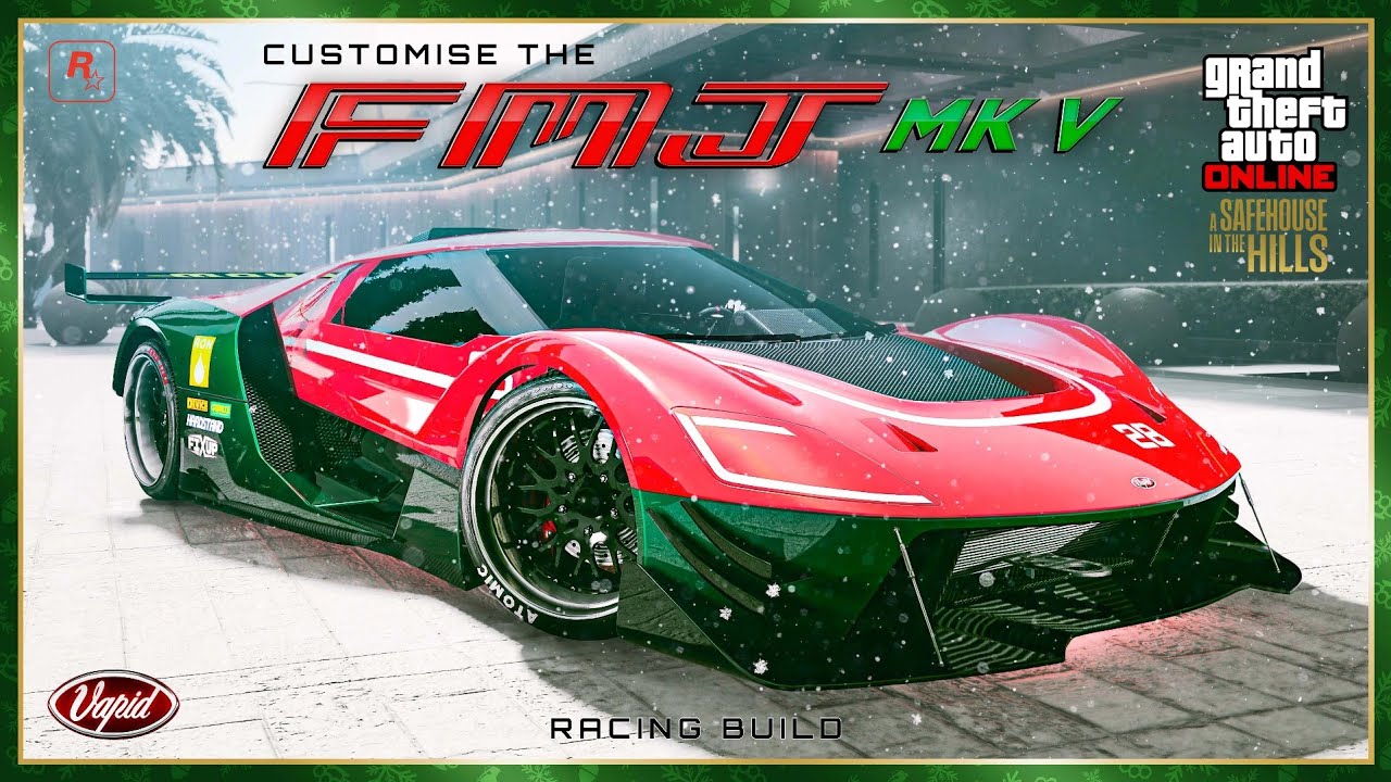 GTA: Online. • Кастомизация Vapid FMJ MK V. • Гоночная сборка. • В LS Customs. • 🔧🪛👨‍🔧🚘